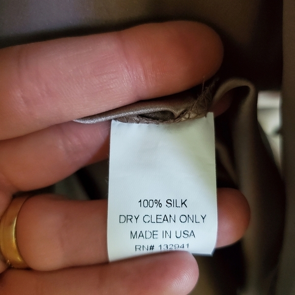 Revolve | Amanda Uprichard Long Sleeved Silk Foldover Dress - Picture 10 of 11